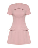 Mini Chic Rose Dress