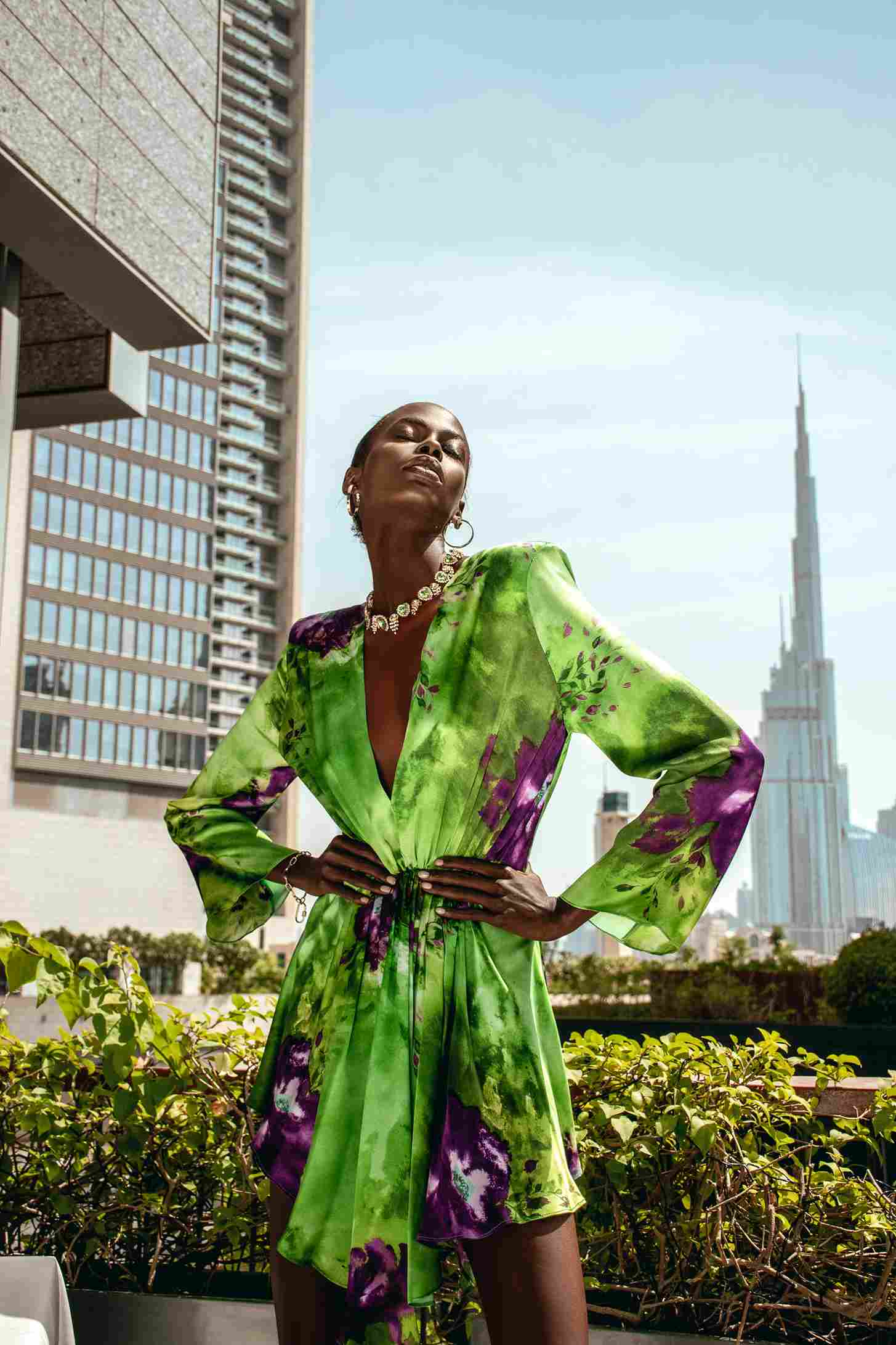 Flowing Silk Dress