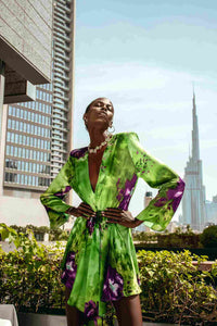 Flowing Silk Dress