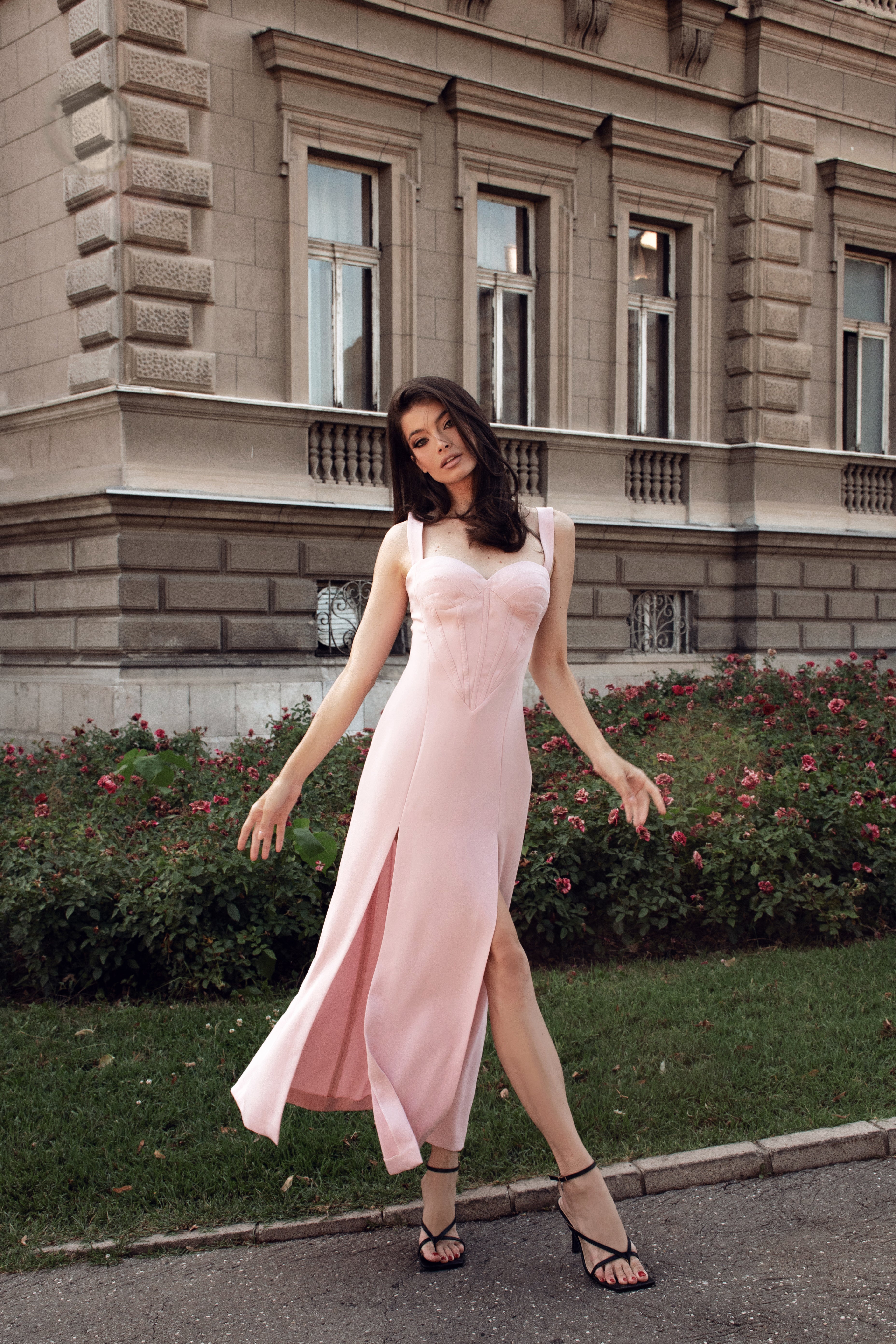 Long Bustier Dress